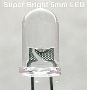 سوپر LED سفید 5 میلی متر