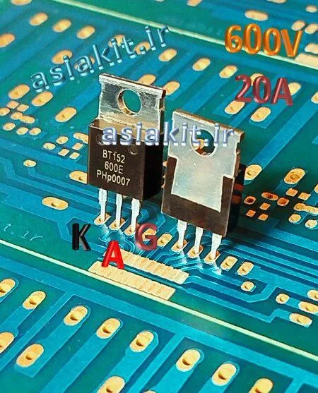 تریستور BT151 پکیج PHILIPS TO-220