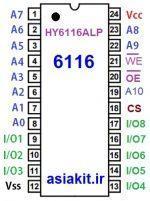 16KBIT SRAM مدل HY6116ALP
