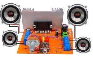 ماژول آمپلی فایر ۴x45W