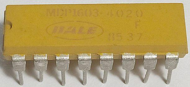 مقاومت آرایه ای شبکه ای 16 پین: 4020 MDP1603