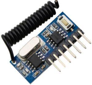 گیرنده ریموت 4کانال 315MHz کد لرن RX480