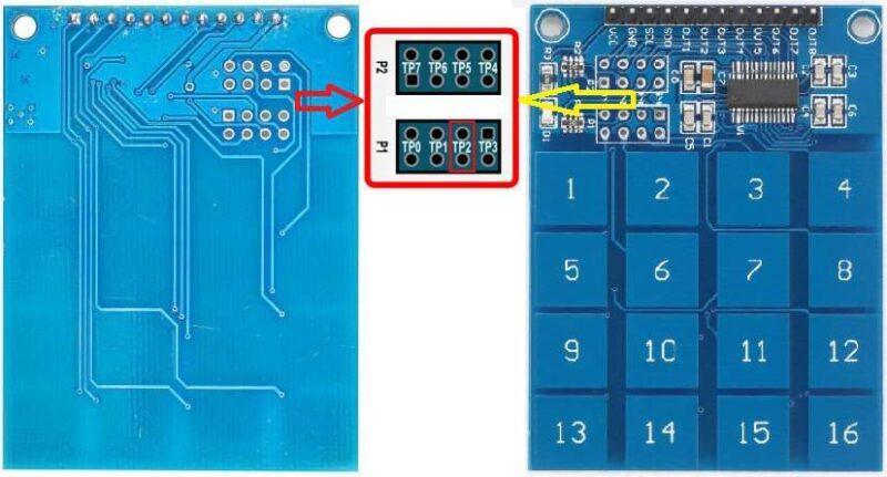 ماژول کی پد 4 *4