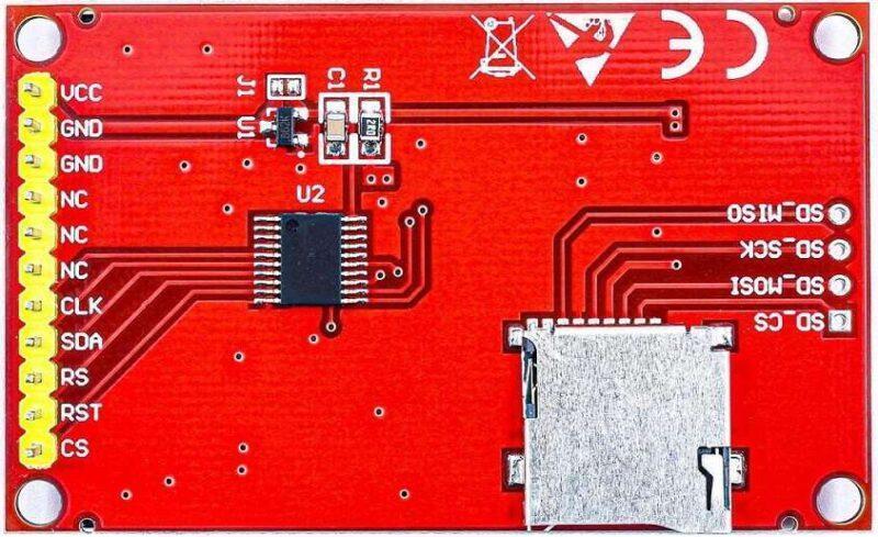 شیلد نمایشگر لمسی 2 اینچ