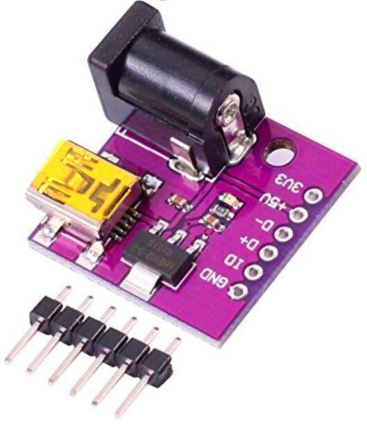 ماژول پاور مدل AMS1117-3.3V مینی USB / جک آداپتور