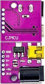 ماژول پاور مدل AMS1117-3.3V مینی USB / جک آداپتور - تصویر 3