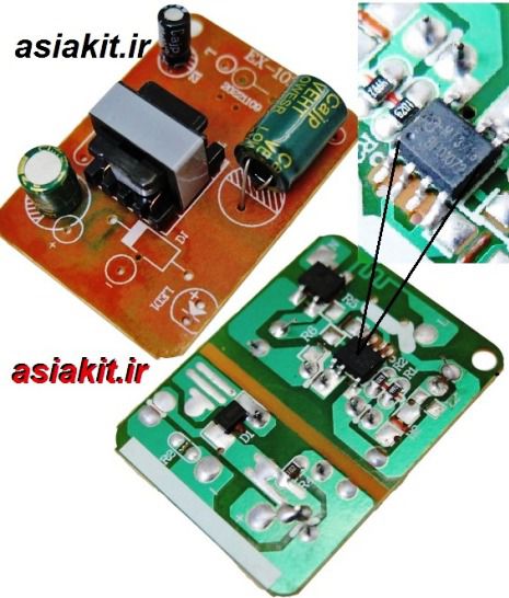 ماژول تغذیه سوئیچینگ 12v نیم آمپر