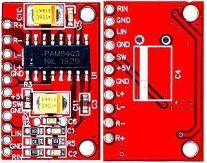 ماژول آمپلی فایر قرمز 2x3W  PAM8403 کلاس D