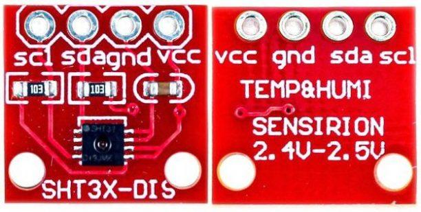 ماژول سنسور دما رطوبت SHT35 با رابط I2C