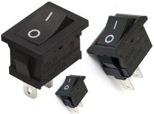کلید راکر دوحالته کوچک KCD1-701 2PIN
