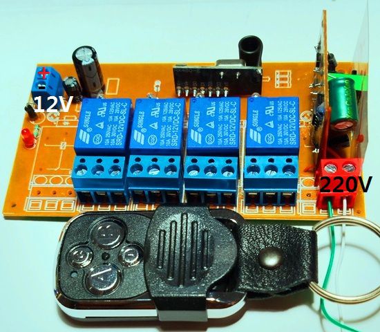 remo1 فرستنده گیرنده 4کانال