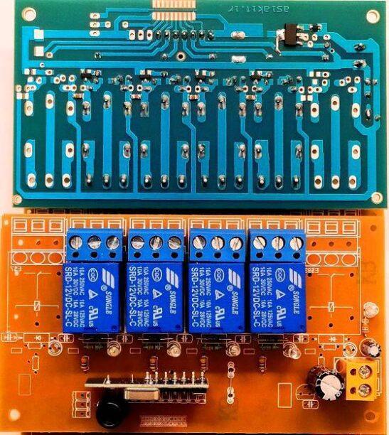 گیرنده فرستنده 4کانال 433MHz