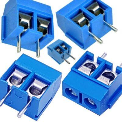 ترمینال پیچی 2پین KF301 آبی