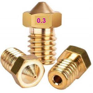 نازل اکسترودر 0.3mm پرینتر سه بعدی