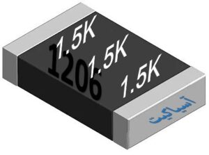 مقاومت 1.5K اهم SMD1206