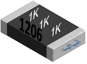 مقاومت 1K اهم SMD1206