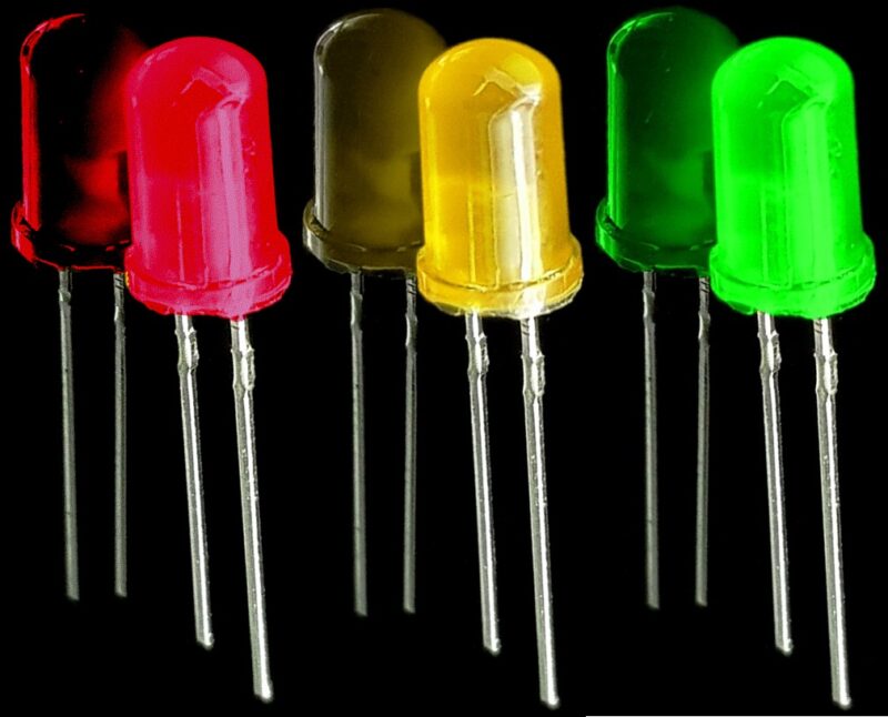 LED سبز مات 3mm 
