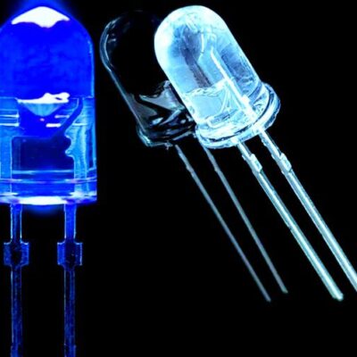 LED شیشه ای 5mm آبی