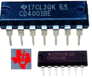 آی سی NOR CD4001 تگزاس اینسترمنت