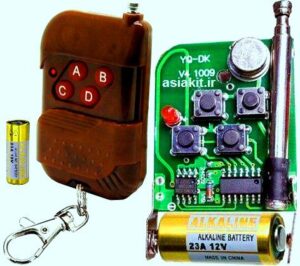 ریموت فرستنده 4کانال 315MHz کد لرن ASK