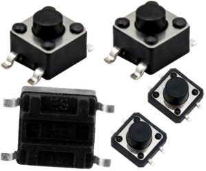 تک سوئیچ SMD سایز 6x6x5 میلیمتر