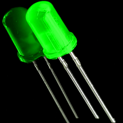 LED سبز مات 5mm 