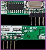 گیرنده ریموت ASK PC-JC02 433MHz