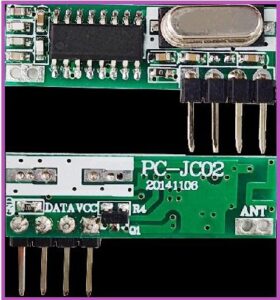 گیرنده ریموت ASK PC-JC02 433MHz