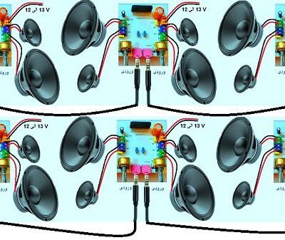 ماژول آمپلی فایر 24x45W