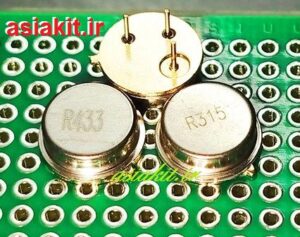 کریستال 433 مگاهرتز 3پایه ریموت