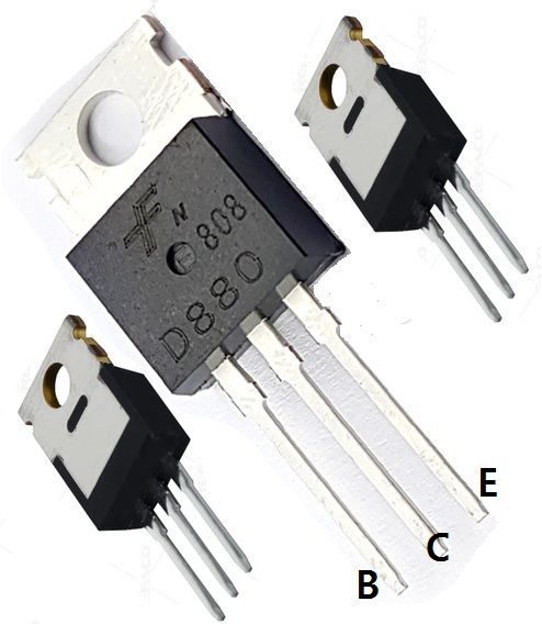 ترانزیستور D880 نوع NPN پکیج TO-220