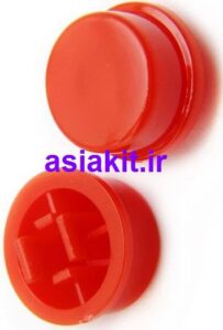 سر تک سوئیچ قرمز12x12x4.3mm