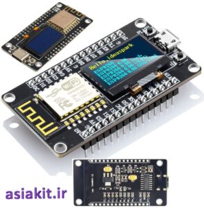 برد توسعه NodeMCU با نمایشگر OLED