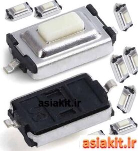 تک سوئیچ 2پایه 3x6x2.5mm مدل SMD