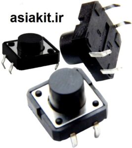تک سوئیچ 4پایه 12x12x4.3mm